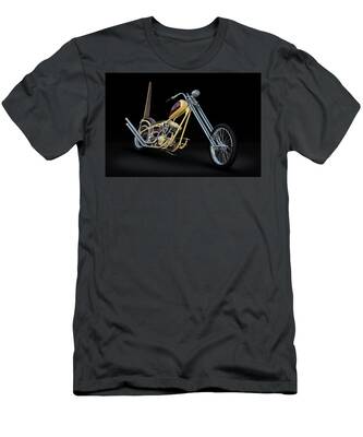 Skull piston Twin Biker Retro Shovel Head Chopper  T Shirt 